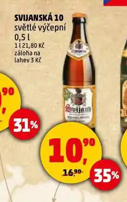 Penny Market Pivo svijanská 10 nabídka