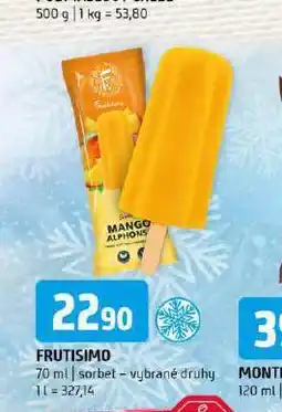 Terno Fruitisimo zmrzlina nabídka