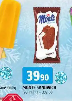 Terno Zmrzlina monte sandwich nabídka