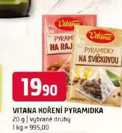 Terno Vitana koření pyramida nabídka