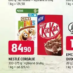 Terno Cereálie nestlé nabídka
