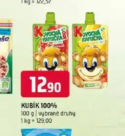 Terno Kubík 100% ovoce nabídka