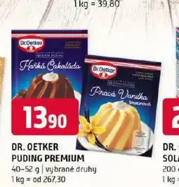 Terno Dr. oetker premium puding nabídka