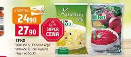 Terno Efko červená řepa nabídka