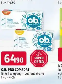 Terno O.b. pro comfort tampony nabídka