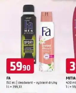 Terno Fa deodorant nabídka