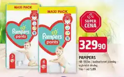 Terno Pampers dětské plenky nabídka