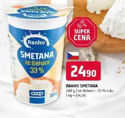 Terno Ranko smetana ke šlehání nabídka