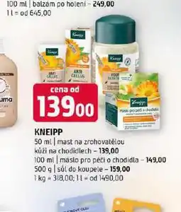 Terno Kneipp mast na chodidla nabídka