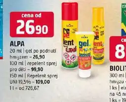 Terno Alpa repelent sprej nabídka