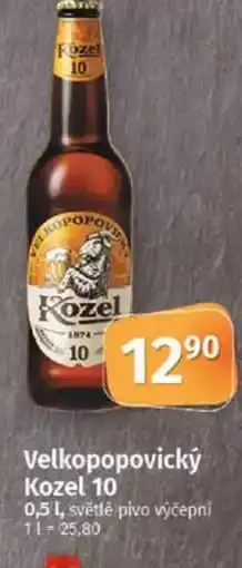 COOP TIP Velkopopovický Kozel 10 nabídka