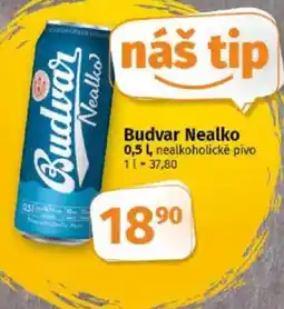 COOP TIP Budvar Nealko nabídka