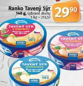 COOP TIP Ranko Tavený Sýr nabídka