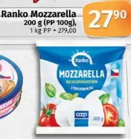 COOP TIP Ranko Mozzarella nabídka