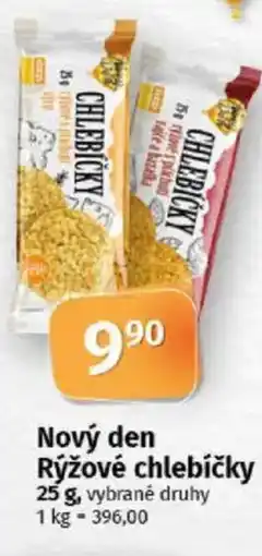 COOP TIP Nový den Rýžové chlebíčky nabídka