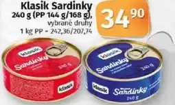 COOP TIP Klasik Sardinky nabídka