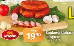 COOP TIP Šunková klobása se sýrem nabídka