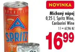 Qanto Míchaný nápoj Spritz Wine, Canborini Wine nabídka