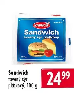 Qanto KAPUCIN Sandwich tavený sýr plátkový nabídka