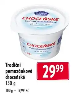 Qanto Tradiční pomazánkové choceňské nabídka