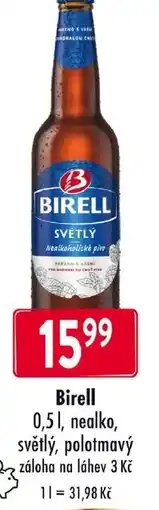 Qanto Birell nealko, světlý, polotmavý nabídka