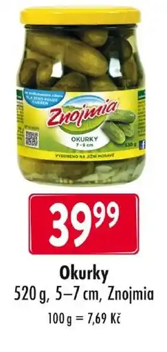 Qanto Znojmia Okurky nabídka