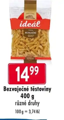 Qanto Bezvaječné těstoviny nabídka