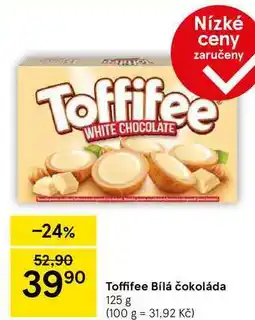 Tesco Toffifee Bílá čokoláda, 125 g nabídka