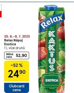 Tesco Relax Nápoj Exotica, 1 l nabídka