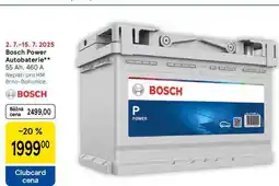 Tesco Bosch Power Autobaterie, 55 Ah, 460 A nabídka