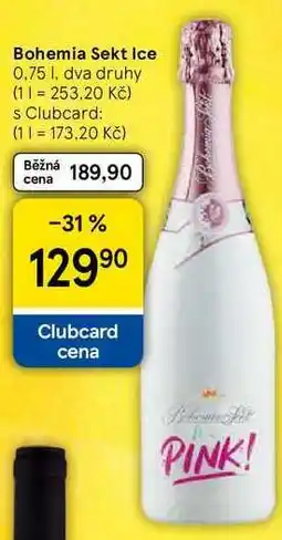 Tesco Bohemia Sekt Ice, 0.75 l, dva druhy nabídka