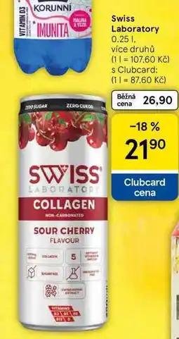 Tesco Swiss Laboratory, 0.25 l, více druhů nabídka