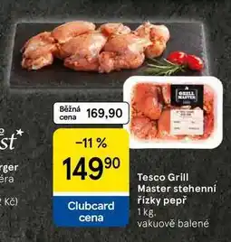 Tesco Tesco Grill Master stehenní řízky pepř, 1 kg nabídka