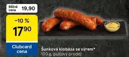 Tesco Šunková klobása se sýrem, 100 g nabídka