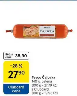 Tesco Tesco Čajovka, 140 g, balená nabídka