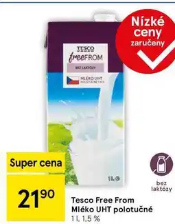 Tesco Tesco Free From Mléko UHT polotučné 1,5% bez laktózy, 1 l nabídka
