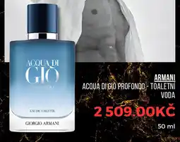 Sephora Armani acqua di gio profondo - toaletní voda nabídka
