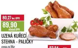 Ratio UZENÁ KUŘECÍ STEHNA PALIČKY cena za 1Kg nabídka