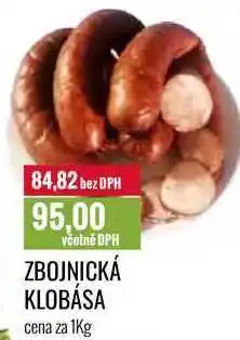 Ratio ZBOJNICKÁ KLOBÁSA cena za 1Kg nabídka