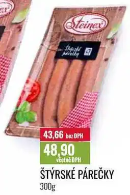 Ratio ŠTÝRSKÉ PÁREČKY 300g nabídka