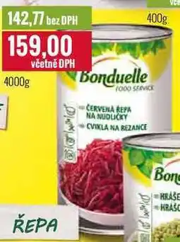 Ratio Bonduelle FOOD SERVICE Červená řepa 4000g nabídka