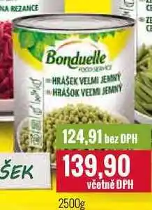 Ratio Bonduelle FOOD SERVICE Hrášek velmi jemný 2500g nabídka