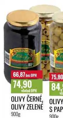 Ratio OLIVY ČERNÉ, OLIVY ZELENÉ 900g nabídka