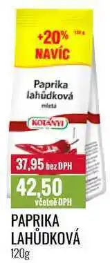 Ratio PAPRIKA LAHŮDKOVÁ 120g nabídka