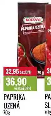 Ratio PAPRIKA UZENÁ 70g nabídka