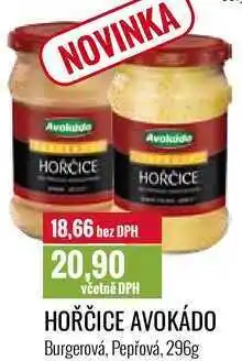 Ratio HOŘČICE AVOKÁDO Burgerová, Pepřová, 296g nabídka