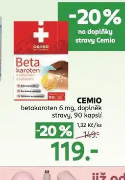 Rossmann Cemio betakaroten nabídka