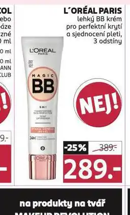 Rossmann Loreal paris lehký bb krém nabídka
