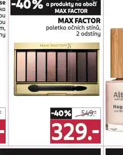 Rossmann Max factor paletka očních stínů nabídka
