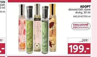 Rossmann Adopt dámská edp nabídka
